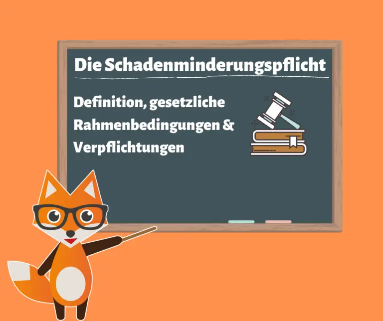Schadenminderungspflicht